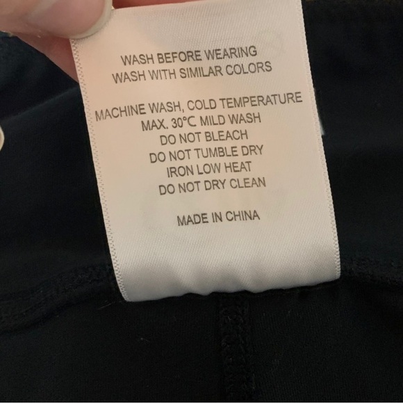 Zyia Actuve Girls Stay Gold Legging Size Large Black Gold  Metallic Athletic - Picture 8 of 9